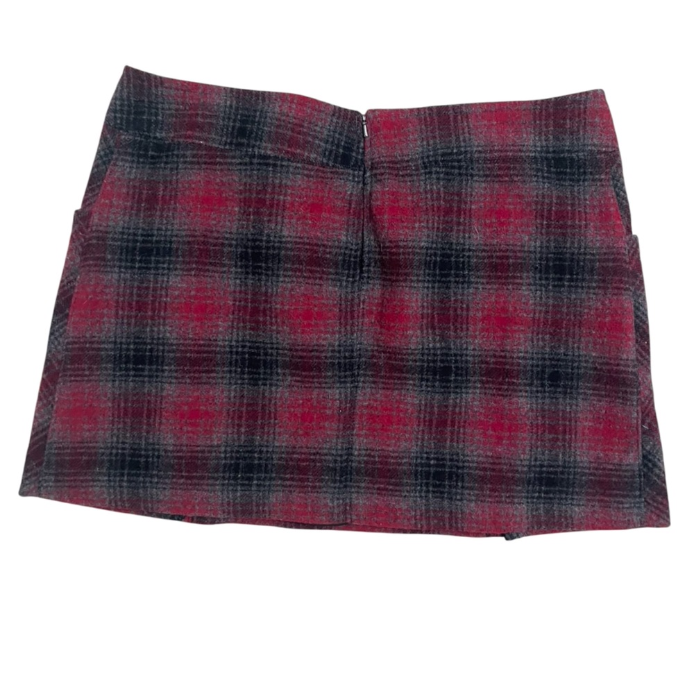 Woolrich Red and Black Plaid Wool Skirt - Picture 2 of 8